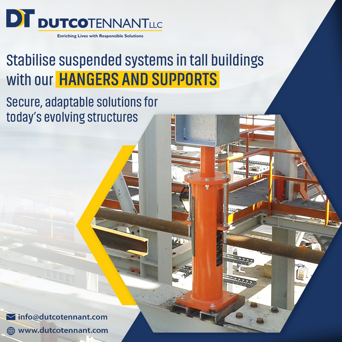 Dutcotennant's tweet image. Skip welding delays—choose our bolted hangers & supports. Fast, secure, code-compliant, and built to adapt to your toughest projects.
📩✉ info@dutcotennant.com
🌐 dutcotennant.com
#PipeSupports #HangerSystems #ModularSystems #Construction #MEP #DutcoTennantLLC