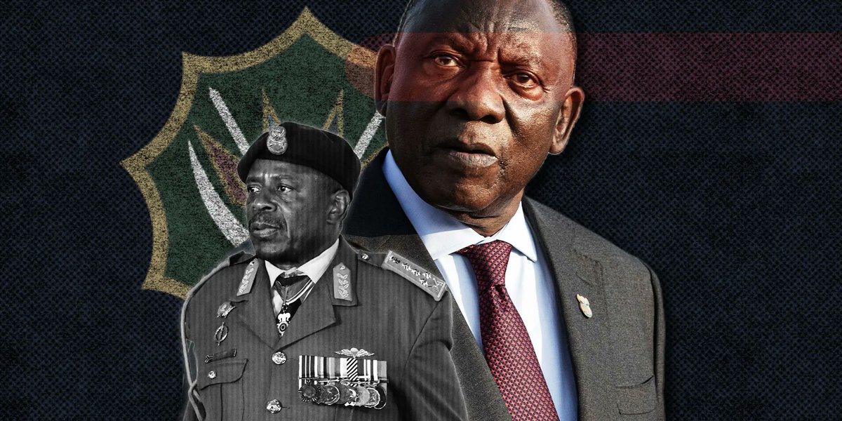 WSM (@thejaundicedeye) on Twitter photo The SANDF is playing a political role that flouts the Constitution. But as President Ramaphosa showed this week, he can't or won't face down the generals. And the DA, which has sounded the alarm bells, is impotent in the GNU to force the issue. WSM's column on <a href="/Politicsweb/">Politicsweb</a>. The SANDF is playing a political role that flouts the Constitution. But as President Ramaphosa showed this week, he can't or won't face down the generals. And the DA, which has sounded the alarm bells, is impotent in the GNU to force the issue. WSM's column on <a href="/Politicsweb/">Politicsweb</a>.