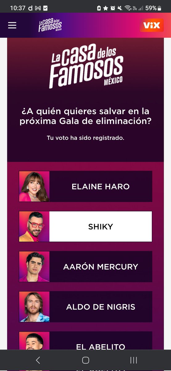 Stefbynkley's tweet photo. @Priscilanv El Miércoles fue por Dalilah, ayer a  Shiky, y hoy a Shiky porque ya se salvó Dalilah https://t.co/EgiPpj8rjd