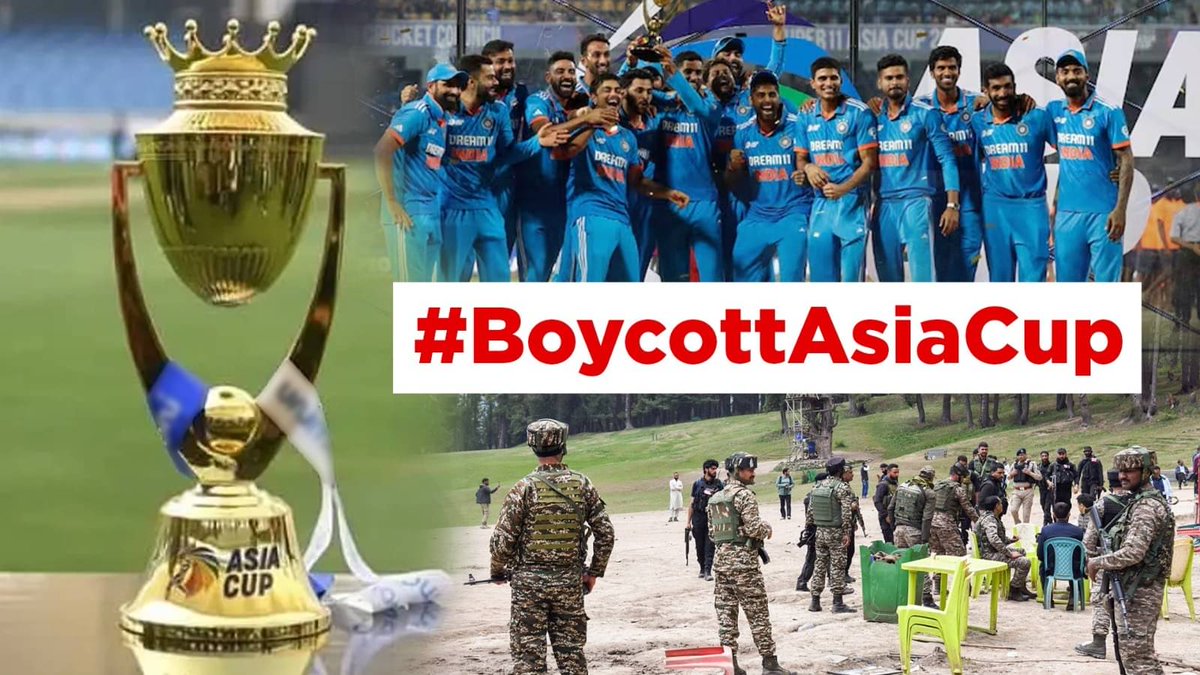 <a href="/major_pawan/">Major Pawan Kumar, Shaurya Chakra (Retd) 🇮🇳</a> Don’t give them the attention they seek. Skip watching the match, and sports accounts on Twitter should avoid covering it. Let them play, and let the BCCI face the consequences.