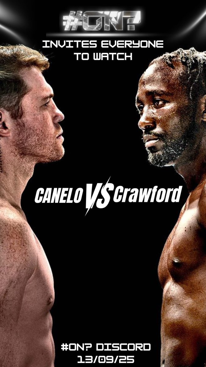(OPAC)KentonGaming (@kenton_gaming) on Twitter photo Wanna watch #CaneloCrawford ? <a href="/OnFamily_PR/">#ON? Family</a> invites u to come watch with us has we offer bets #Round4Rounds 🚨🚨🔥 
discord.gg/W8tytBdu 💛 Wanna watch #CaneloCrawford ? <a href="/OnFamily_PR/">#ON? Family</a> invites u to come watch with us has we offer bets #Round4Rounds 🚨🚨🔥 
discord.gg/W8tytBdu 💛