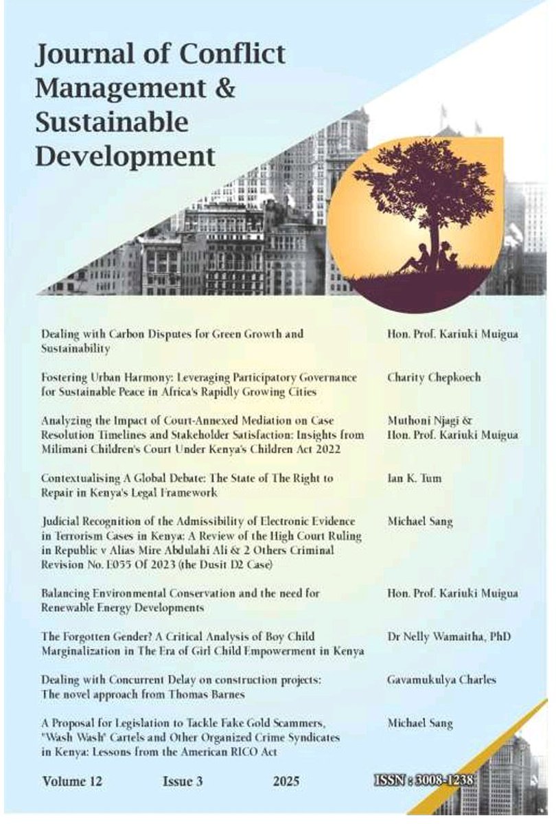 Fresh off the press!

Another one in the Journal of Conflict Management &amp; Sustainable Development.

This one is about concurrent delay which is a term that's used frequently on construction projects but also often misinterpreted. 

Find the journal here:acrobat.adobe.com/id/urn:aaid:sc…