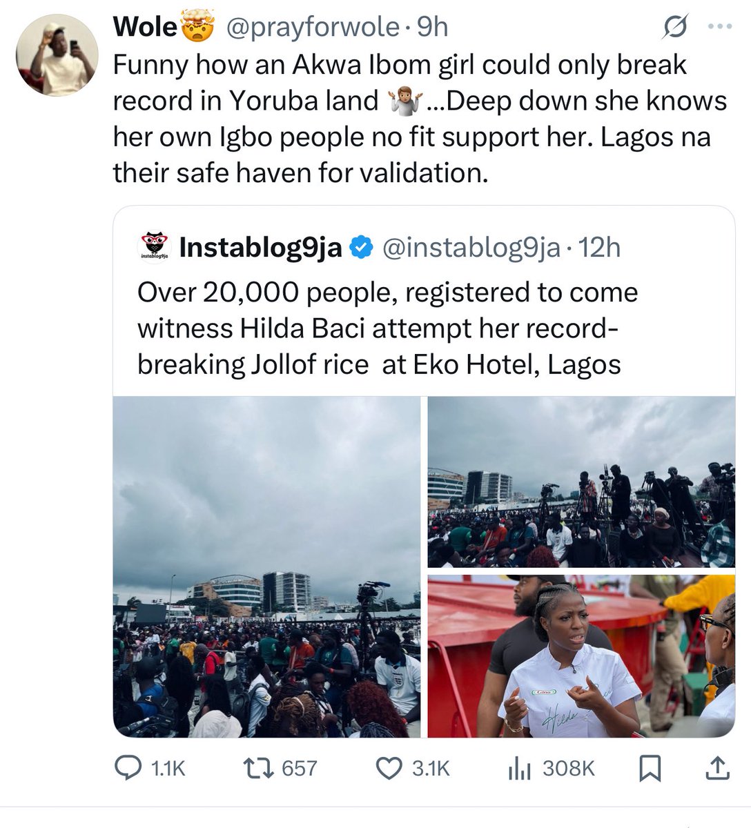 Hhonor_'s tweet image. She did so just to support the most hungry region in Nigeria
🫵🤧