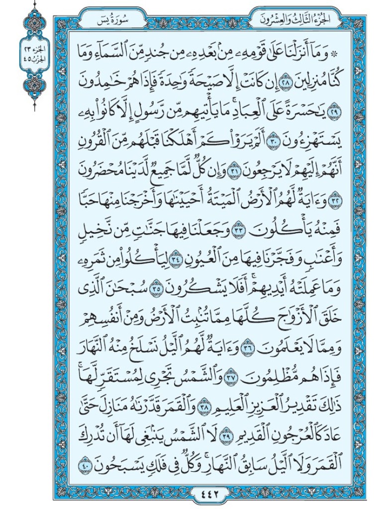 القرآن الكريم [ ص : 442 ]