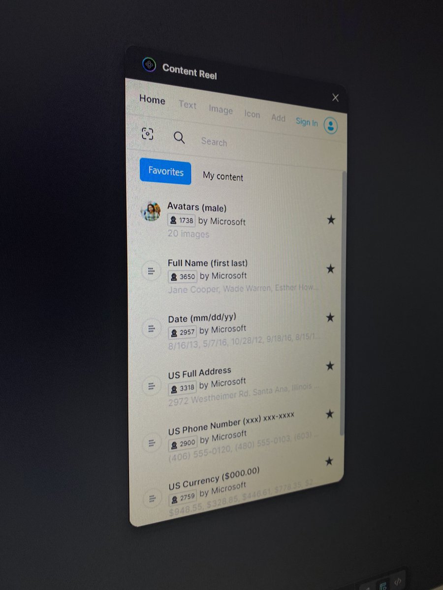 learnwithessa's tweet image. Do you also use “Content Reel” Figma plugin to save time, or it’s just me? 🙂

I highly recommend using Content Reel, it saves time and makes your designs look more realistic with varied, real like data instead of repeating the same placeholder text.