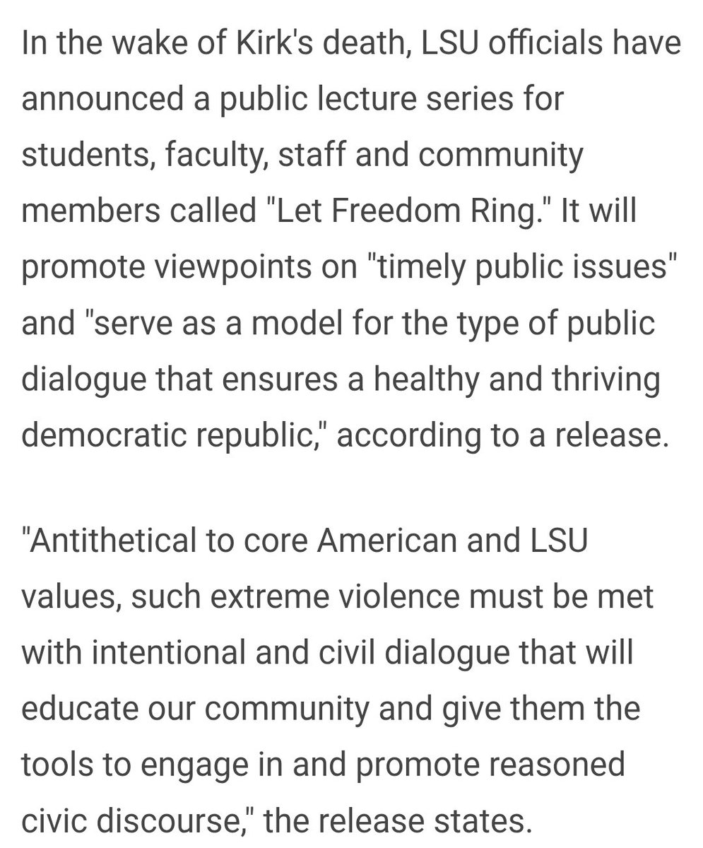 DeplorableMissBebe🇺🇸🇺🇸 (@mdegeorge1969) on Twitter photo A small change to honor Charlie Kirk's legacy!  We need this nationwide.  Conservatives need an equal voice on campus. #TurningPointUSA A small change to honor Charlie Kirk's legacy!  We need this nationwide.  Conservatives need an equal voice on campus. #TurningPointUSA