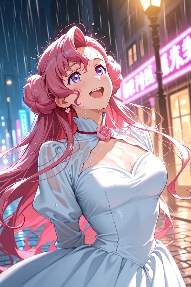 降りしきる雨に抱かれて…今が一番、自由を感じます！
ユーフェミア
#AIイラスト︎