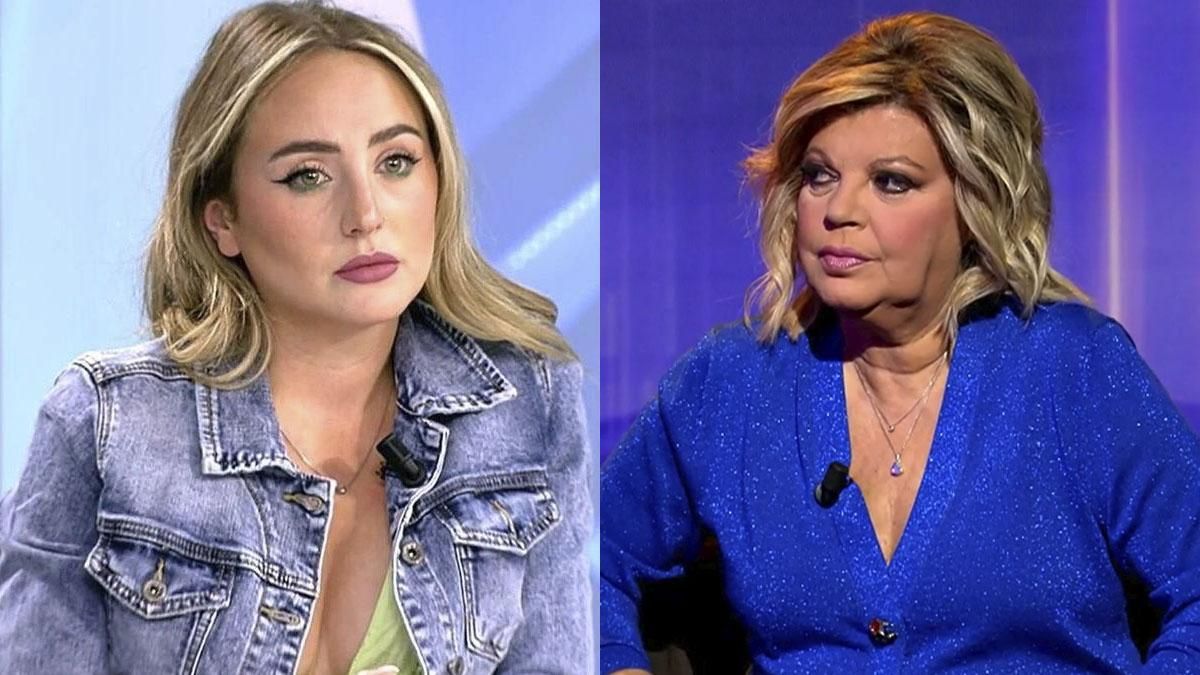 AMoranimali's tweet photo. Rocio: Creo que te puede contestar mejor Terelu que es la que mantiene relación con mi madre.

Terelu: Es cierto que ahora apenas hablamos por teléfono. 

Rocio: Pero no eraís hermanas?

Las caras Juan las caras: 
#DeViernes https://t.co/73SkWbdBa4