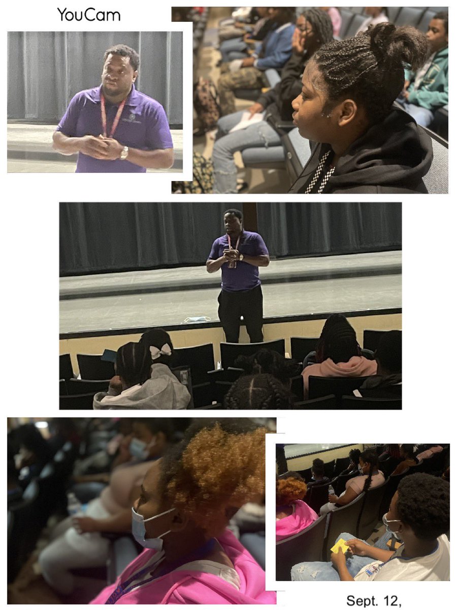 WAPerryParents's tweet photo. It’s AVID Impact Day! Special thank you to our keynote speaker, Mr. Ivan Carter, RCSD 1 Connections Mentor. His inspiring words about his college and career journey, along with his compelling story of resilience through adversity greatly impacted our AVID students. @WAPerryMS https://t.co/eO8QtJfTrA