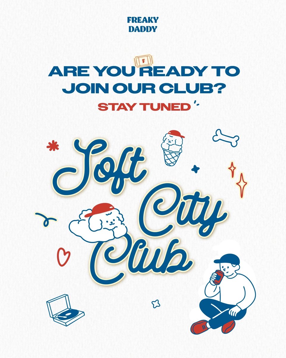 freakydaddyshop's tweet photo. 🚨Are you ready to join our club? 🚨
We are so excited to announce our big campaign! 🎉

เตรียมพบกับ Project ใหญ่ประจำปี ฉลองครบรอบ 7 ปี ของ Freaky Daddy กันค่าา ❤️💙

บอกก่อนว่ารอบนี้เรามี GUEST สุดพิเศษด้วยน้า ✨รอติดตามโปรเจคพิเศษนี้ได้ในทุก���่องทางของ @freakydaddyshop เลยค่าา 🙌🏻🙌🏻

#FreakyDady
#SoftcityClub