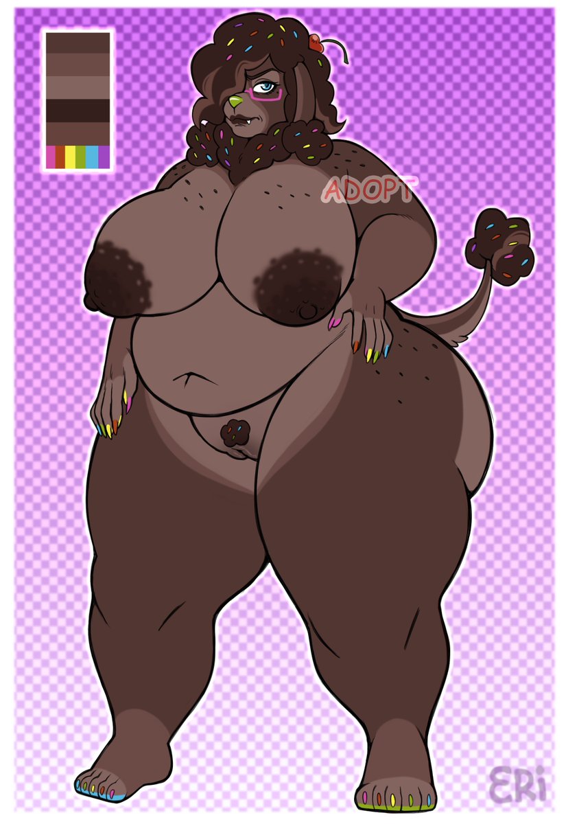 Cosmic Brownie Poodle Milf Adopt 💲85❗(Dm to claim!/Rts are appreciated!)