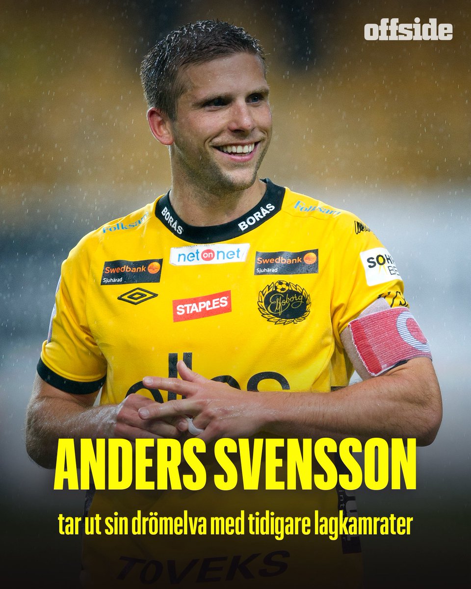 ⭐️ Anders Svensson gjorde 148 landskamper och 21 mål för Sverige, vann två SM-guld med Elfsborg och spelade två VM och tre EM.

Missa inte när Sveriges meste landslagsman genom tiderna väljer ut en drömelva av tidigare lagkamrater.

🎧 open.spotify.com/episode/4Llr5k…