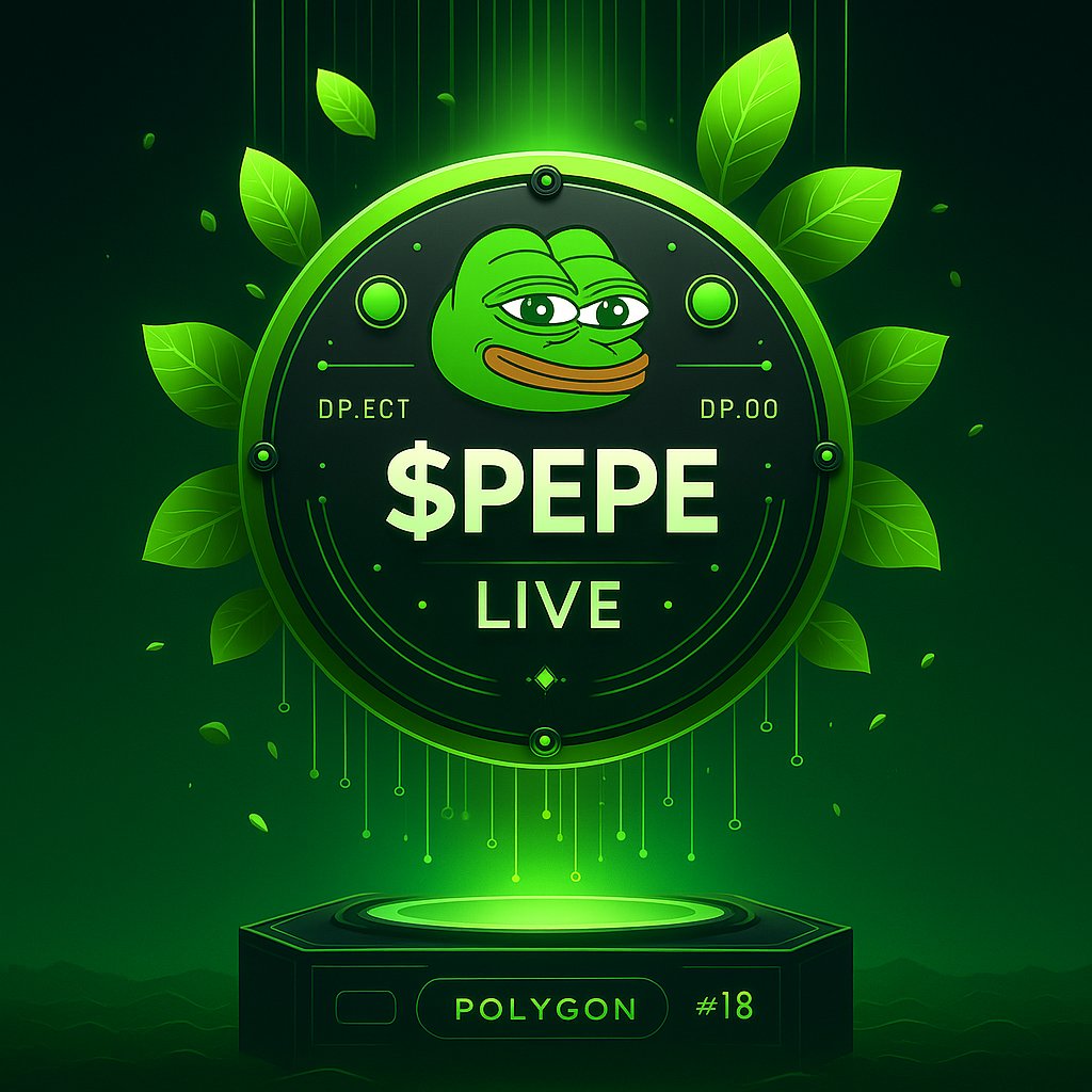pepe_polygon's tweet photo. @pepecoineth Hey fam! 👋
The $PEPE community just got bigger 🌍
You can now trade on Polygon with super low fees 🚀

📌 Contract: 0xdff3af451c30972efebe81cc739c4654f4bba6e5
👉 Swap on Uniswap or QuickSwap today!
#DEX #Trade #uniswap #Quickswap #pepe #polygon https://t.co/PXP3za0Wvb