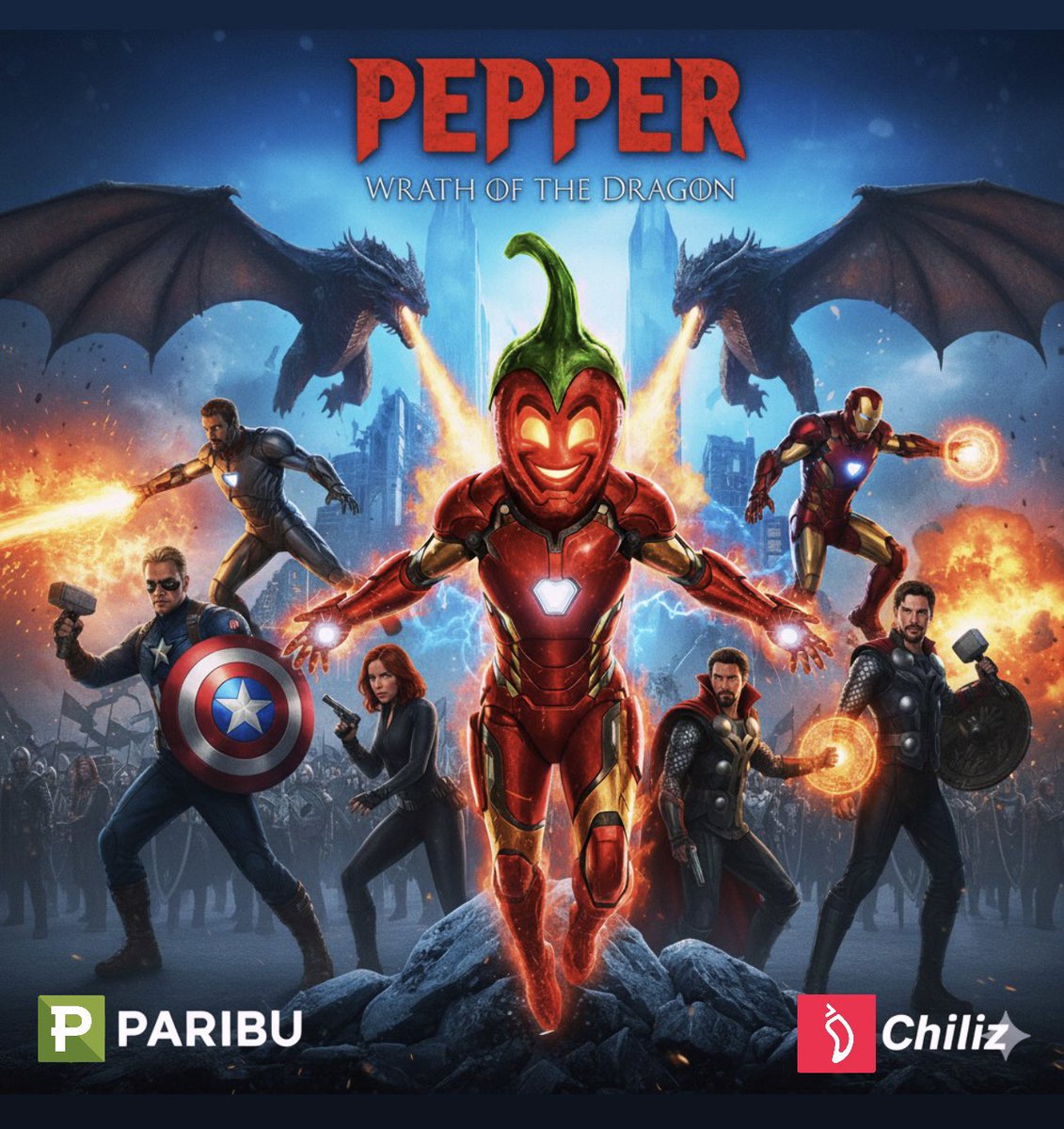 Coming Soon to all stock exchanges
⏳👀
Yakında tüm borsalarda vizyonda $PEPPER 
#PepperListParibu 
<a href="/Chiliz/">Chiliz - The Sports Blockchain</a> <a href="/PepperChain/">$PEPPER For The People 🌶</a> <a href="/kriptohagi/">Kripto Hagi</a>