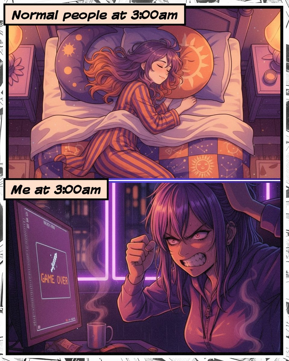 Me: I’ll just play one ranked game before bed
Also me at 3AM: 😡🔥