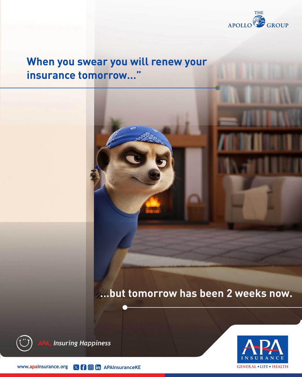 We see you 👀
Do not let procrastination put your cover at risk. Renew your APA Insurance policy today and keep the peace of mind rolling. #APAInsuringHappiness