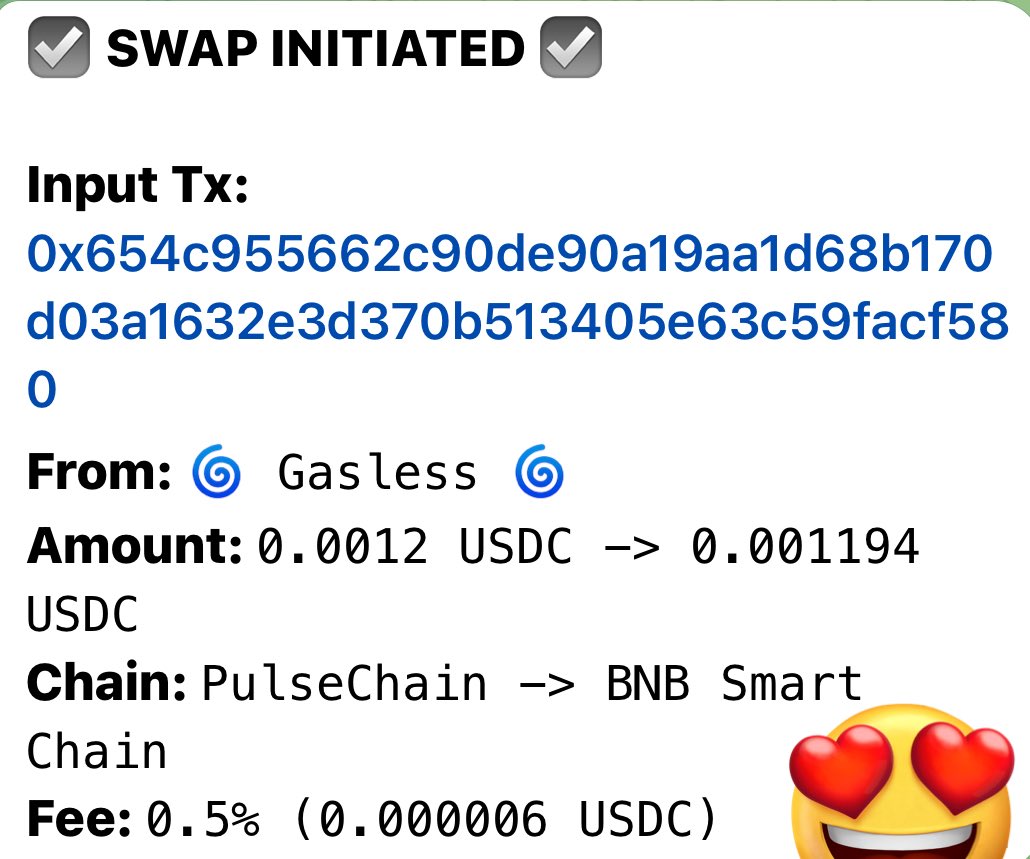 Liberty Swap ⚡️ Bridge2Pulse™️ Railgun tweet media