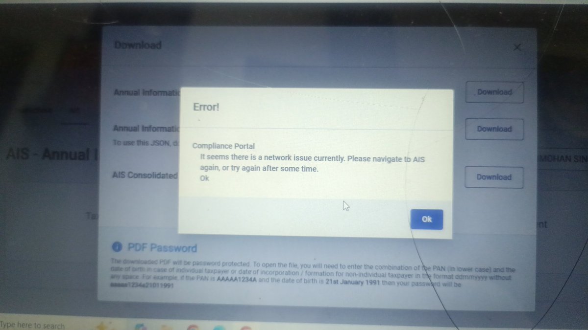 S_TANEJA's tweet photo. @CAChirag Can you please suggest me how to resolve this error as I have tried the suggestions given in error message multiple times but still stuck https://t.co/mXgXGXmia2