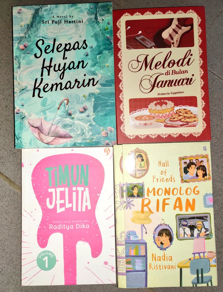 𝒩ara's jual want to sell wts preloved buku novel tweet media