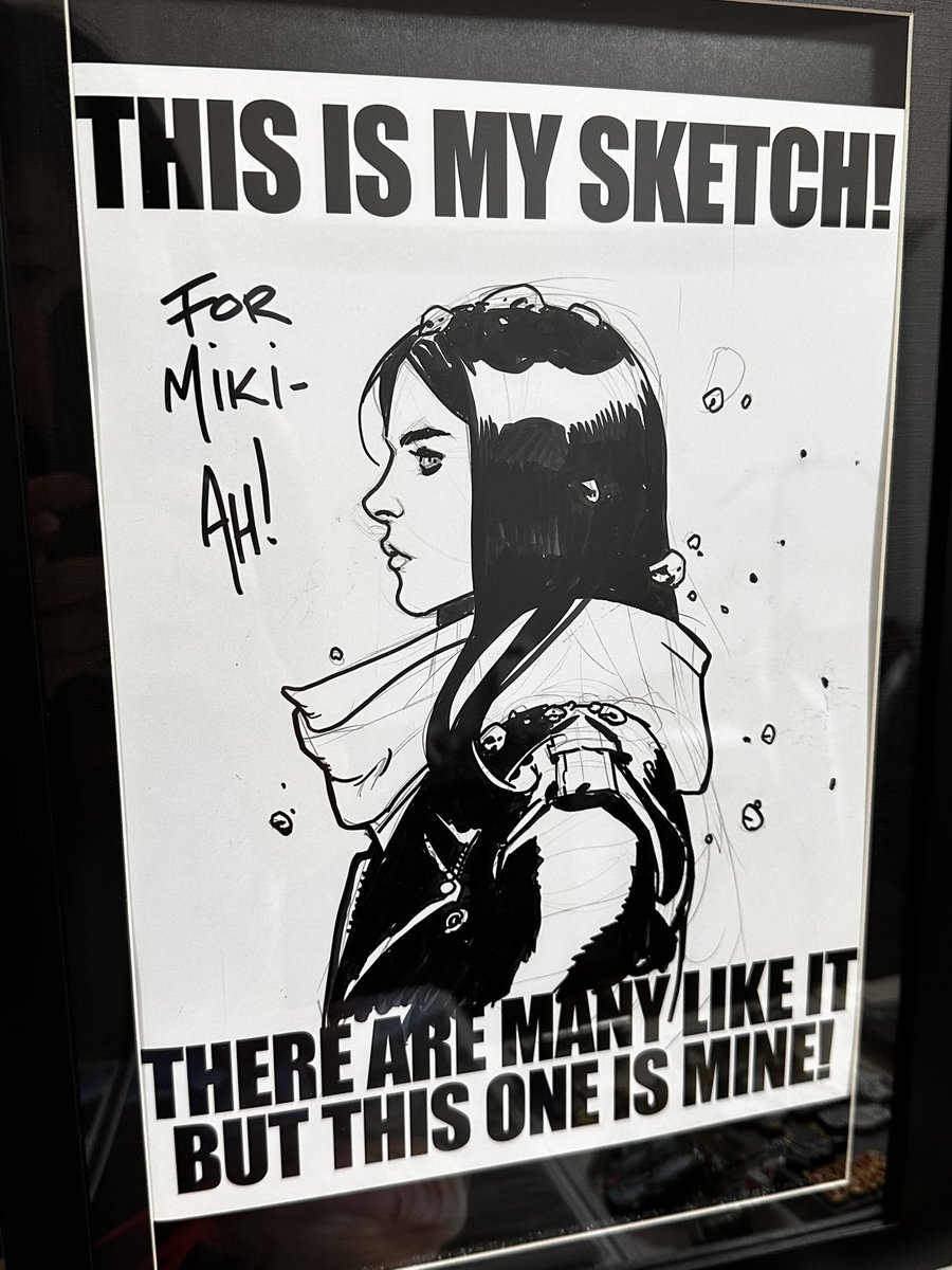 念願だったアダムヒューズのスケッチを手に入れることが出来ました。感無量です。