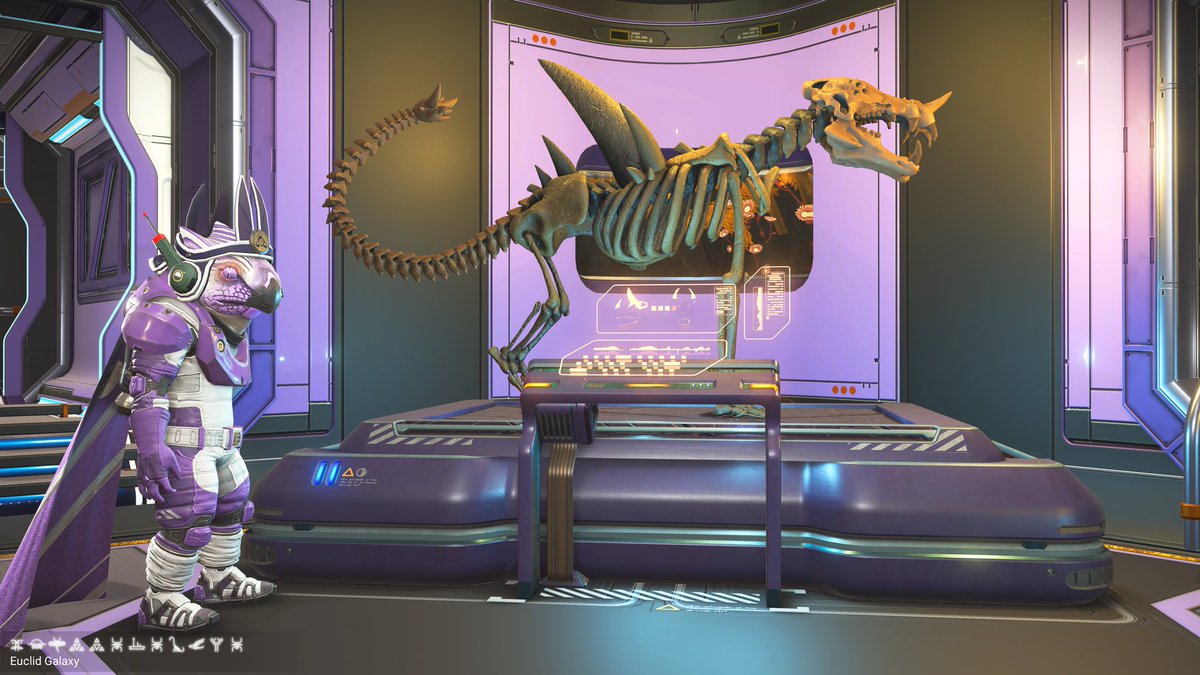 ZipGibson's tweet photo. My first completed fossil. Hopefully first of many! #NoMansSky https://t.co/CezQov9sH9