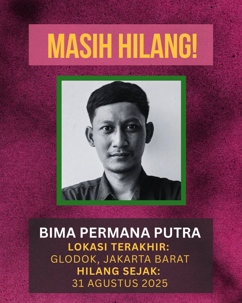 barengwarga's tweet image. Per hari ini ratusan massa aksi masih ditahan, tiga orang dilaporkan hilang, belasan nyawa melayang.

HENTIKAN KRIMINALISASI! BEBASKAN SEKARANG! UNGKAP KEBERADAAN YANG HILANG! TEGAKAN KEADILAN BAGI MEREKA YANG GUGUR!