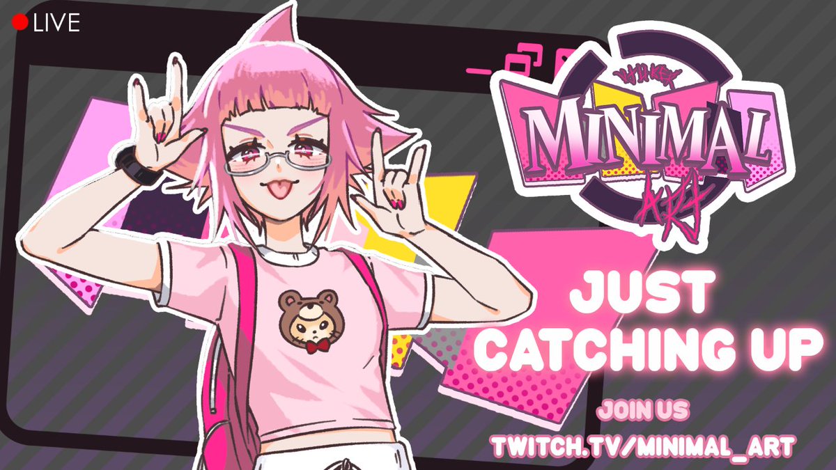 🔴NOW LIVE 

I am here to catch up with everyone 

Twitch.tv/minimal_art 

#ENVtubers #ArtistOnTwitter #VtubersUprising