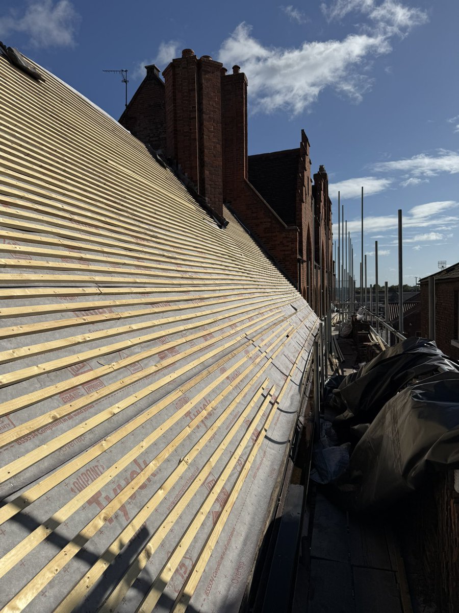 Got to see the fab work being led by Scorer &amp; Hawkins Architects on the 14th and 19th century Shodfriars Hall. With their assembled team of craftspeople- they are delivering a beautiful and sensitively approached buildings conservation project.
