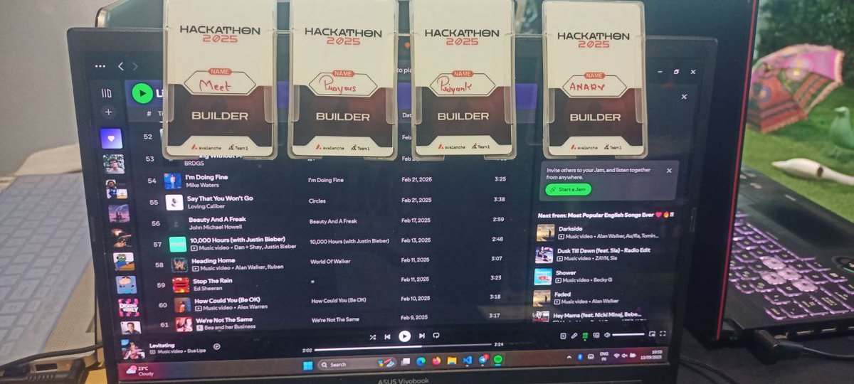 0xPrayers's tweet photo. No sleep, just code 😅 Currently hacking at the Team1 Hackathon by Avalanche at Pune
Let’s see what we can ฿ɄłⱠĐ with @dev_priyank_ @AnarvVasavada @PATELMEETvp8081 #Hackathon #Avalanche @avax https://t.co/xIctVyzkH1