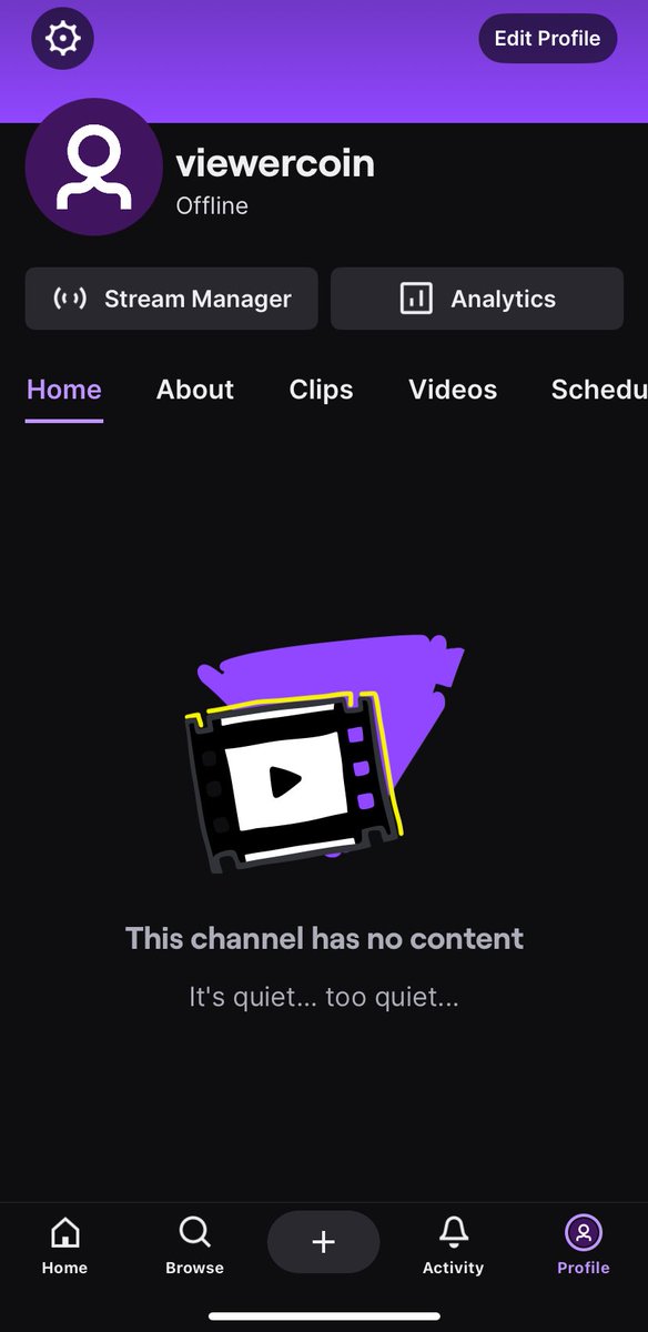 Twitch account is up and under setup
Hold your bags guys Attention
Attention is coming