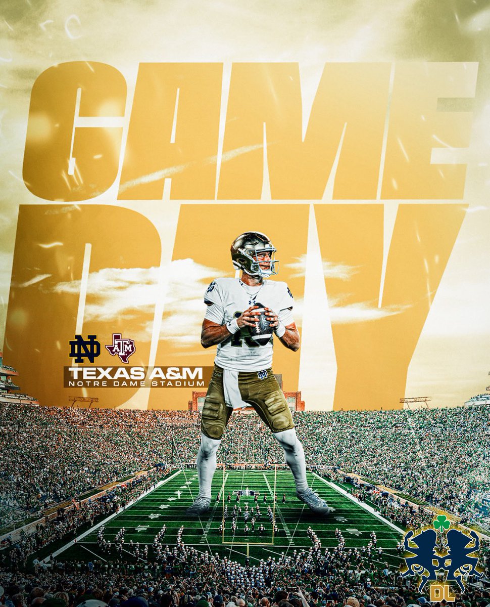 dosleprechauns's tweet photo. GET UP! It’s NOTRE DAME GAMEDAY!!!!!!!
#UnderTheLights #beattexasam #DefendSouthBend #goirish☘️ https://t.co/3NsL8Bir0H