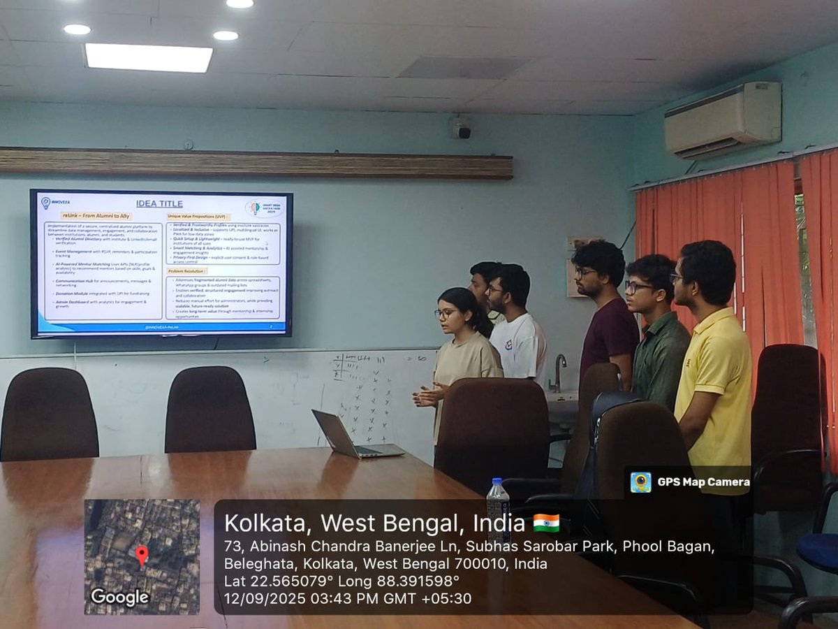 Our team INNOVEXA secured 4th place 🏆 at the SIH'25 Internals of #GCECT! 🚀

Built “Digital Platform for Centralized Alumni Data Management &amp; Engagement” – solving a real PS by <a href="/PbGovtIndia/">Government of Punjab</a>  🏫💻

#SIH2025 #SmartIndiaHackathon2025 #GCECT #BYTEMONK #GDG_GCECT