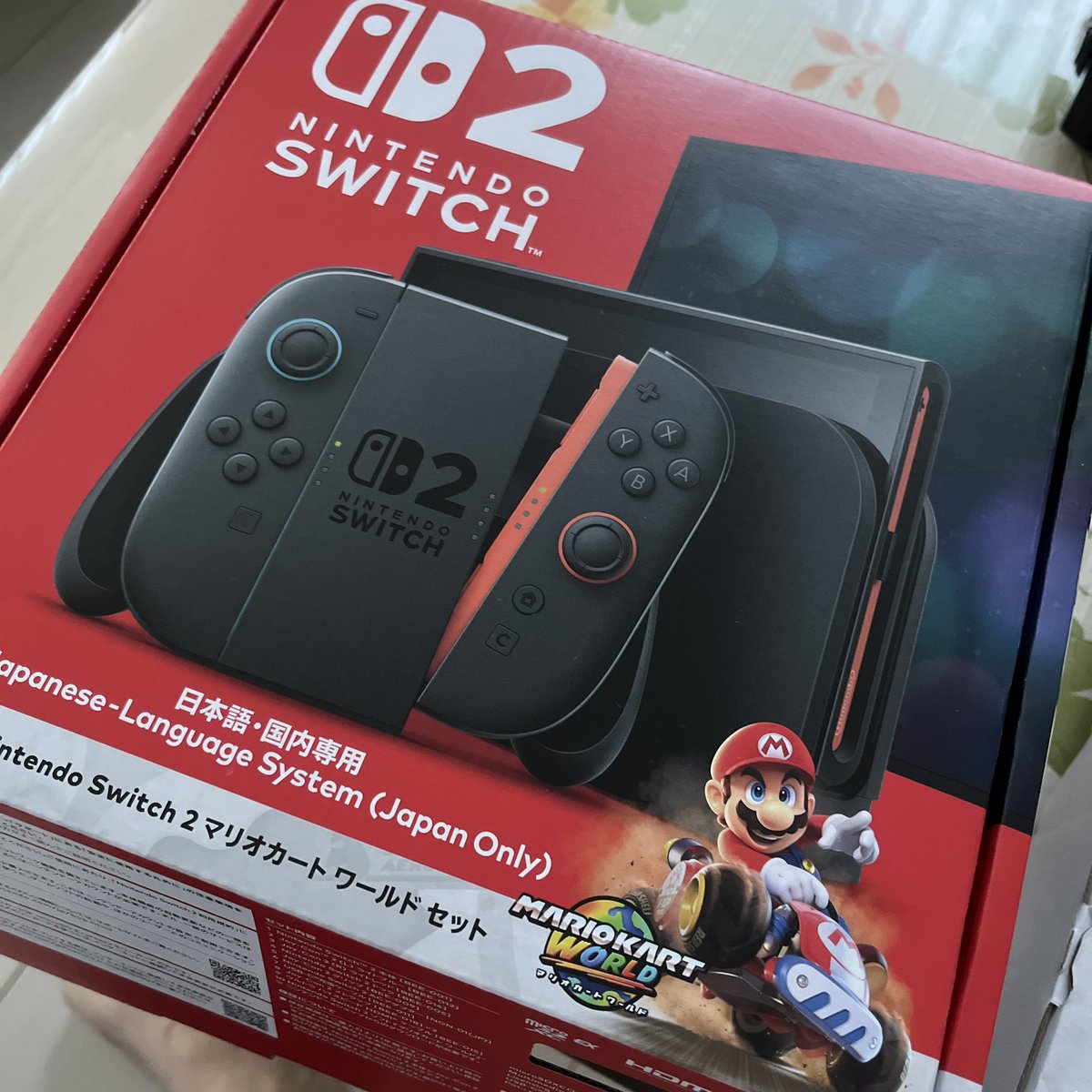mikarin704's tweet photo. まさかのSwitch2買えた😭😭 https://t.co/Ev5dWDZsrX
