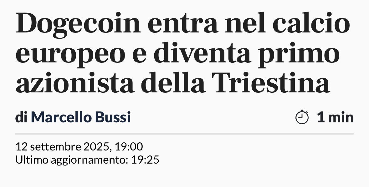 Congratulazioni a <a href="/houseofdoge/">House of Doge</a> e <a href="/suchMargiotta/">Marco Margiotta</a> 

Dogecoin 🤝 Italia 🇮🇹

Do Only Good Everyday nel Bel Paese, emozionato ✨