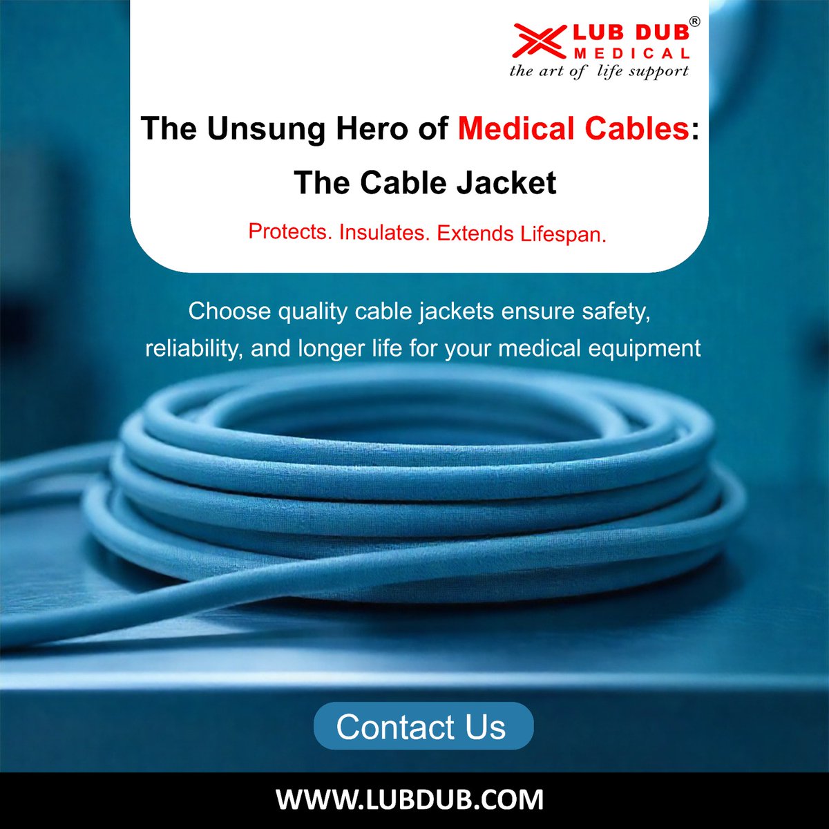 Lub_Dub_Biomed's tweet image. 🩺 Lub Dub Medical Technology – The Art of Life Support
🌐 lubdub.com

#medicalcables #cablejacket #biomedicalaccessories #lubdubmedical #patientmonitoring #medicalsafety #hospitalaccessories #medicalinnovation #healthcareequipment #lifesupport