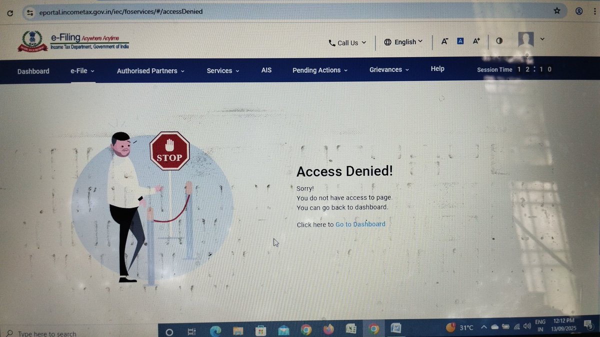 RamratanChejara's tweet photo. Sir We tried again and again to download the AIS report, but we are unable to download the portal not responding correctly.....please resolve the technical issue otherwise Extend the Due Date of ITR return 15 sept to 30 Sept 2025
#INCOMETAXPORTAL #itrfiling2025  @IncomeTaxIndia https://t.co/HvgnI3owa8