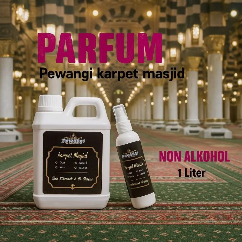 RukaniaChan's tweet photo. Cek Pewangi Karpet Masjid Non Alkohol / Anti bakterial 1 Liter free botol isi ulang dengan harga Rp65.000. Dapatkan di Shopee sekarang! https://t.co/OiRRzykrg4 https://t.co/as0VUk5AAZ