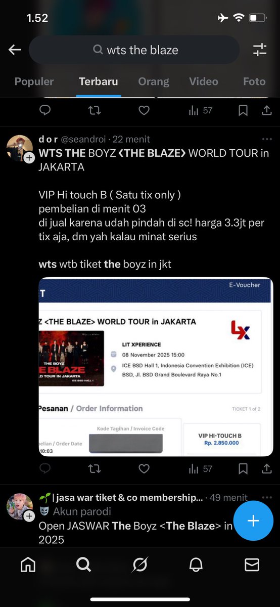 lunarsbae's tweet photo. hati2 ya yang mau beli disini. soalnya labil tdi bilang secured menit 05 trus pas kirim proof menit 00 trus ini tiba2 menit 03 🙏🏻 https://t.co/tyU0SxjZVq