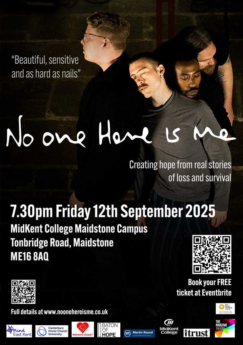 itrustassure's tweet image. If you ever have the chance to see this amazing production don’t miss it. Saw it last night. Such an important play. Honoured to be able to support such incredible people. 

noonehereisme.co.uk

#CaringMatters

@AshMindSet @vanillaweb @johno_67 @GencoCS @IsthmianLeague