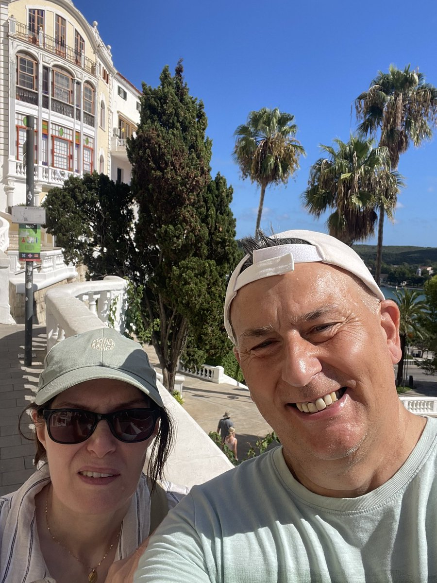 Morning my gorgeous friends lovely day yesterday in Mahón , as of yet lovely Helen <a href="/HelenWe16937034/">linnet 💙</a>  no ice cream 🤭 but today’s the day 😁❤️