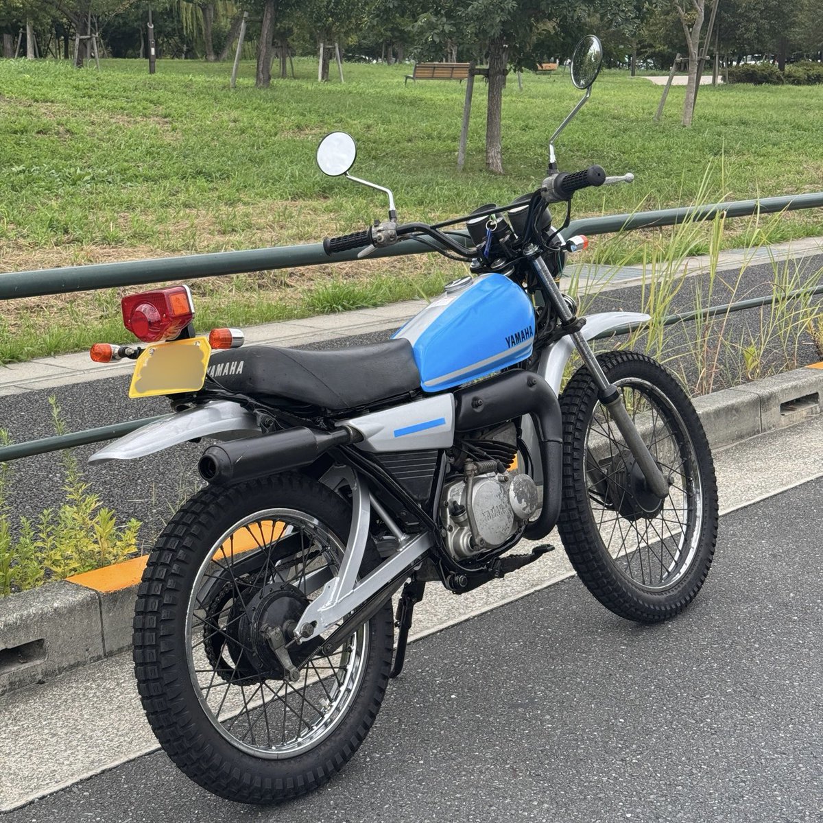 blackpepper375's tweet photo. MR50ついに完成!
公道復帰!
#mr50 #yamaha https://t.co/afBGF92qV3