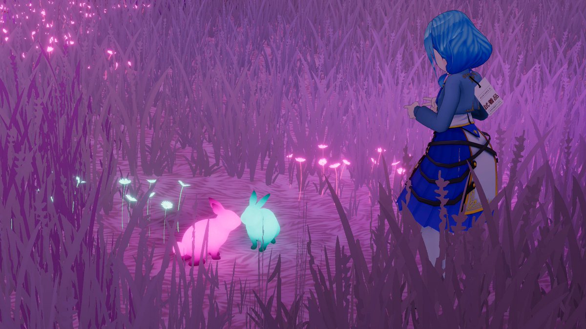 #VRChat_world紹介
The Forgotten Bloom
By Lilly the cat

和風で綺麗な小さな池。
その片隅にある小さな門の先は、一転して紅桔梗な風景になっていて。かくりよって感じですね。

vrchat.com/home/launch?wo…