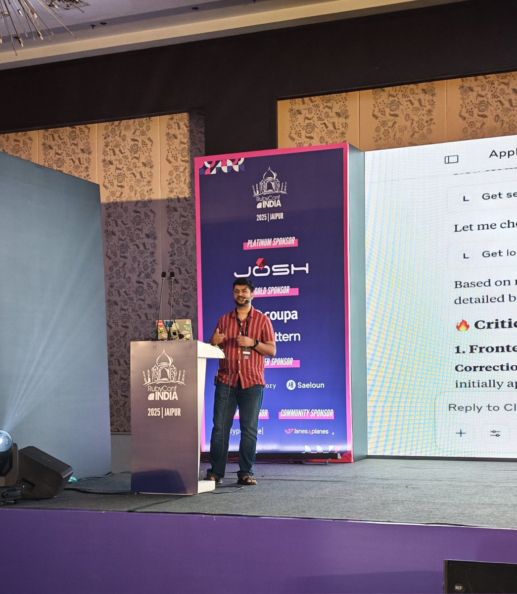 RubyConfIndia tweet media