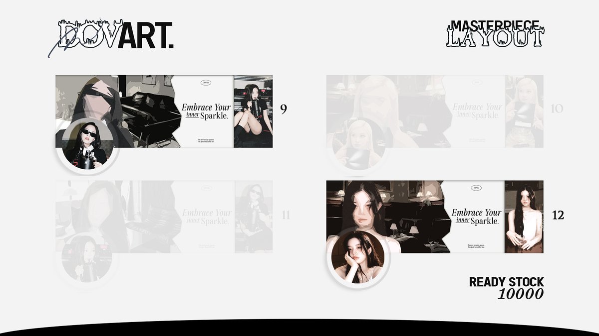 douvart's tweet photo. any interaction would be appreciated!      

still avail masterpiece ready stock layout, new photos. 10k/each, free replacement text. buy 4 get 1 free. please dm directly to order it.

winter minju ningning miyeon carmen jennie asa yuha.

#zonauang https://t.co/iegQLTP0FK