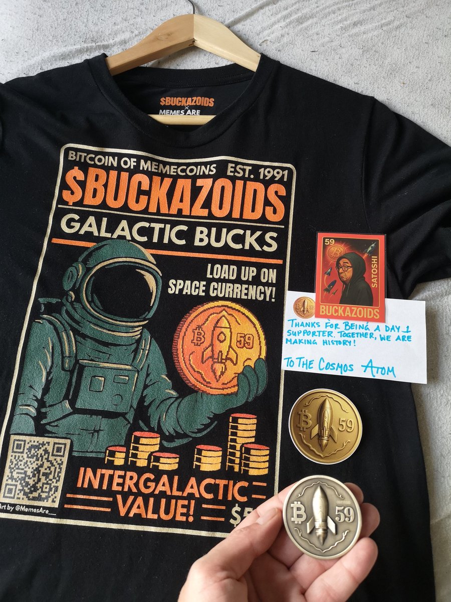 underdog_Krypt0's tweet image. Big thanks to the entire #Buckazoids community 🚀🪙
From day 1 you’ve all proven how truly awesome you are. Pioneers, dreamers, and memers united. Together we’re not just holding intergalactic bucks, we’re writing history across the stars 🌌✨

History doesn’t repeat. It uploads.