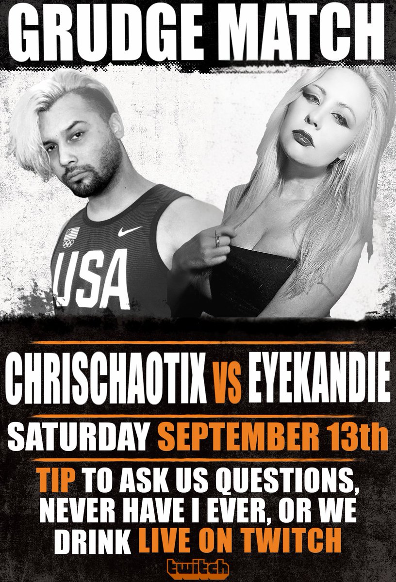 Share this post please friends!!
and come hang out tomorrow and make us answer crazy questions or drink
6 pm CT with <a href="/ChrisChaotix/">ChrisChaotix🌐</a> 
On twitch and possibly our first kick sesh