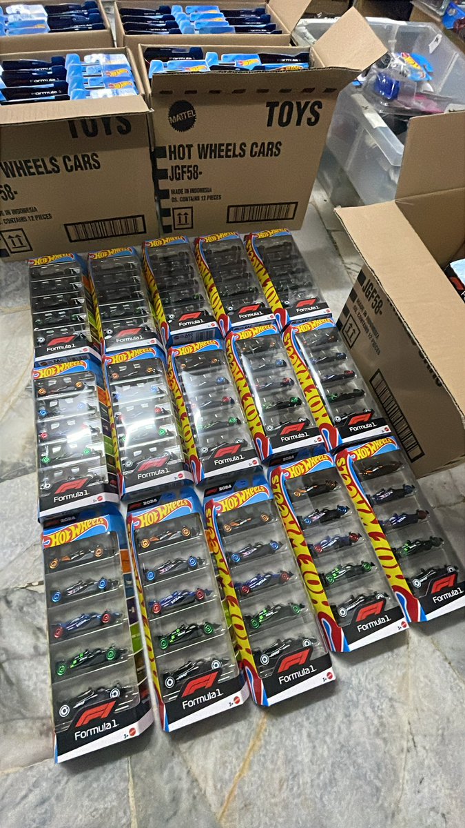 HOTWHEELS F1 5pack 
Readystock LOCAL 
RM75 
Pos add SM12 SS15 
Ada 100pcs