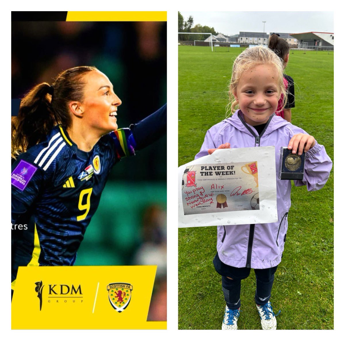 Glenrothes Strollers CC (@strollers1973) on Twitter photo Even when she’s telling me she hates the rain she keeps smiling.
Wednesdays 5:30-6:30pm Overstenton
You’re welcome to come along and give our KDM school a try.
@scottishfa
@scotfaeast
<a href="/FifeCouncil/">Fife Council</a>
<a href="/RichardBakerMP/">Richard Baker MP</a>
<a href="/JennyGilruth/">Jenny Gilruth</a>
#footballforall Even when she’s telling me she hates the rain she keeps smiling.
Wednesdays 5:30-6:30pm Overstenton
You’re welcome to come along and give our KDM school a try.
@scottishfa
@scotfaeast
<a href="/FifeCouncil/">Fife Council</a>
<a href="/RichardBakerMP/">Richard Baker MP</a>
<a href="/JennyGilruth/">Jenny Gilruth</a>
#footballforall