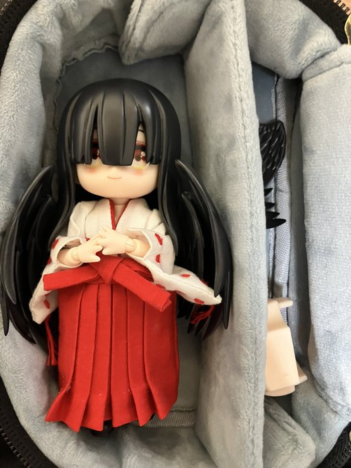 ドールポーチが届きました!収まりが良い感じ…! 