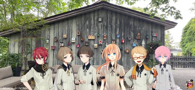 後ろがかわいかったので並んでもらった